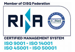 Certificazione ISO 9001, 14001, 45001, 50001, RINA