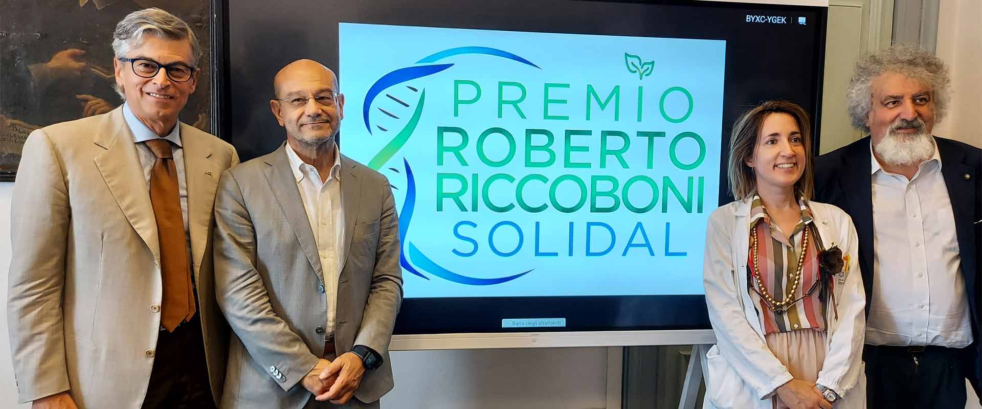 The Roberto Riccoboni Solidal Award was founded to support research