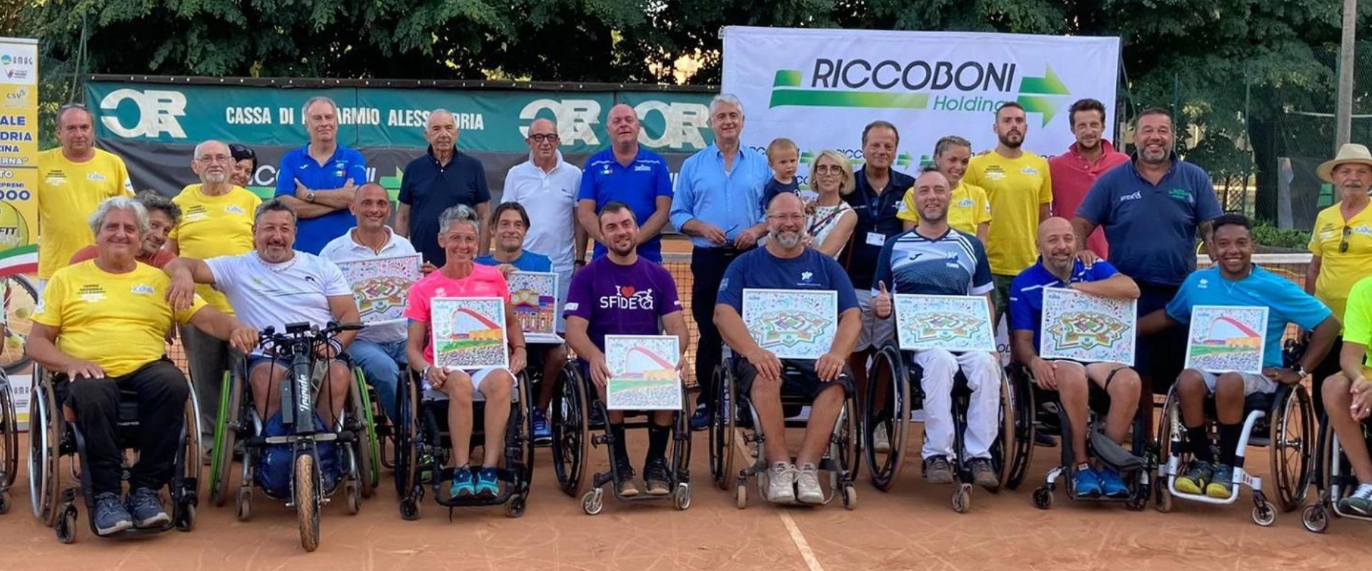 Supporting the wheelchair tennis tournament